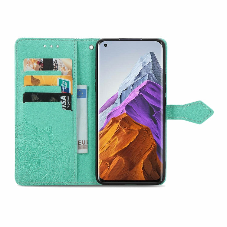 For Xiaomi Mi 11 Pro Mandala Embossing Pattern Horizontal Flip Leather Case with Holder & Card Slots & Wallet & Lanyard