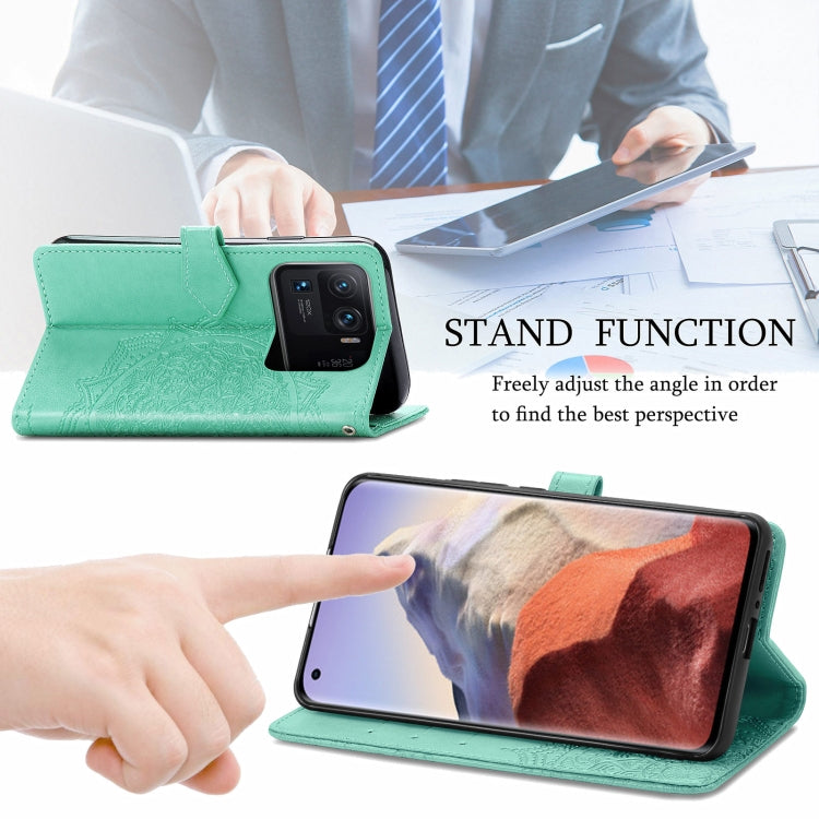 For Xiaomi Mi 11 Ultra Mandala Embossing Pattern Horizontal Flip Leather Case with Holder & Card Slots & Wallet & Lanyard