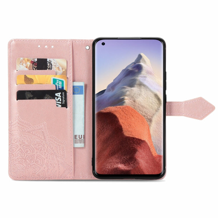 For Xiaomi Mi 11 Ultra Mandala Embossing Pattern Horizontal Flip Leather Case with Holder & Card Slots & Wallet & Lanyard