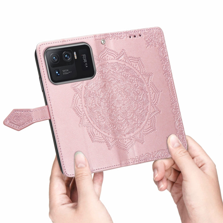 For Xiaomi Mi 11 Ultra Mandala Embossing Pattern Horizontal Flip Leather Case with Holder & Card Slots & Wallet & Lanyard