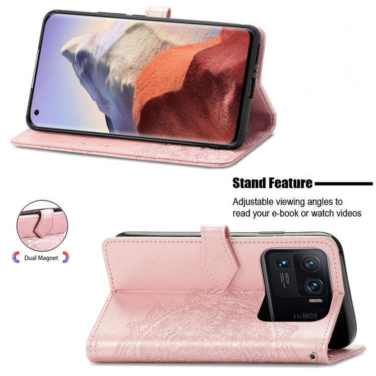 For Xiaomi Mi 11 Ultra Mandala Embossing Pattern Horizontal Flip Leather Case with Holder & Card Slots & Wallet & Lanyard