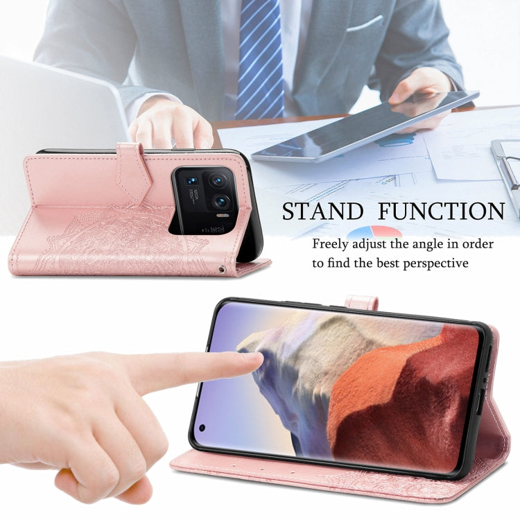 For Xiaomi Mi 11 Ultra Mandala Embossing Pattern Horizontal Flip Leather Case with Holder & Card Slots & Wallet & Lanyard