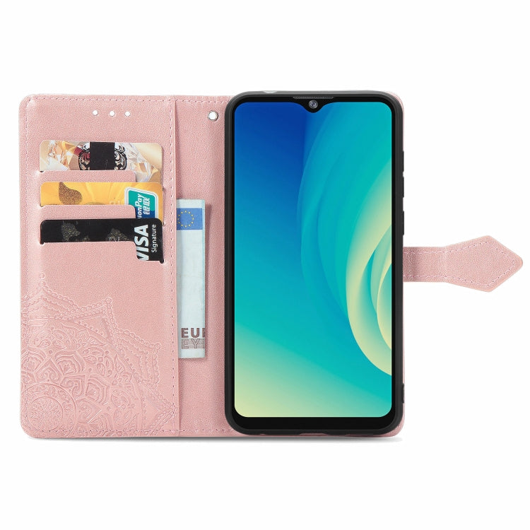 For ZTE A7S 2020 Mandala Embossing Pattern Horizontal Flip Leather Case with Holder & Card Slots & Wallet & Lanyard