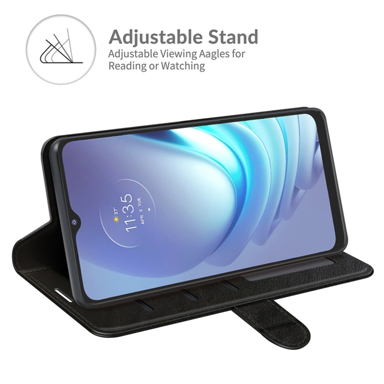 For Motorola Moto G50 R64 Texture Single Horizontal Flip Protective Case with Holder & Card Slots & Wallet& Photo Frame