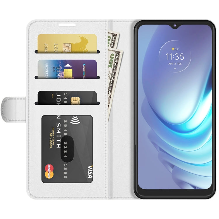 For Motorola Moto G50 R64 Texture Single Horizontal Flip Protective Case with Holder & Card Slots & Wallet& Photo Frame