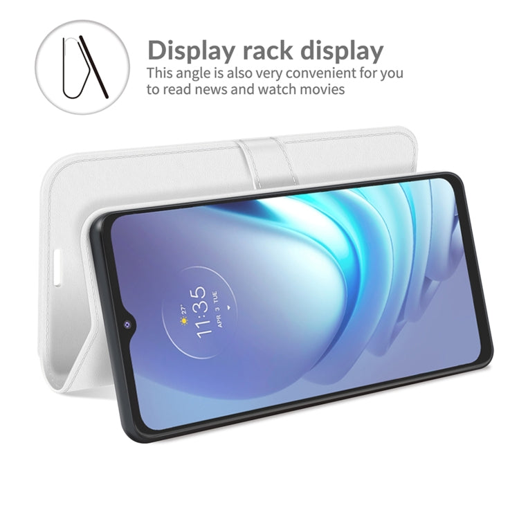 For Motorola Moto G50 R64 Texture Single Horizontal Flip Protective Case with Holder & Card Slots & Wallet& Photo Frame