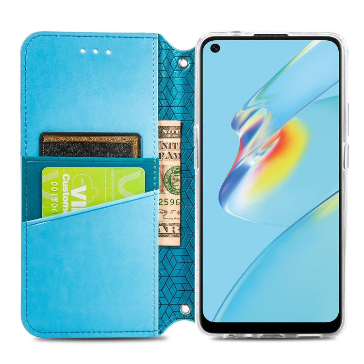 For OPPO A54 4G Blooming Mandala Embossed Pattern Magnetic Horizontal Flip Leather Case with Holder & Card Slots & Wallet