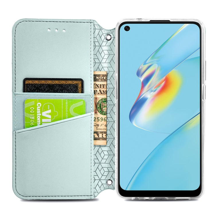 For OPPO A54 4G Blooming Mandala Embossed Pattern Magnetic Horizontal Flip Leather Case with Holder & Card Slots & Wallet