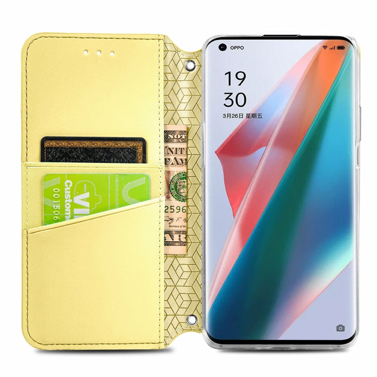 For OPPO Find X3 Pro / Find X3 Blooming Mandala Embossed Pattern Magnetic Horizontal Flip Leather Case with Holder & Card Slots & Wallet