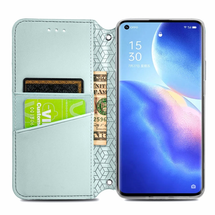 For OPPO Reno5 Pro+ 5G / X3 Neo Blooming Mandala Embossed Pattern Magnetic Horizontal Flip Leather Case with Holder & Card Slots & Wallet