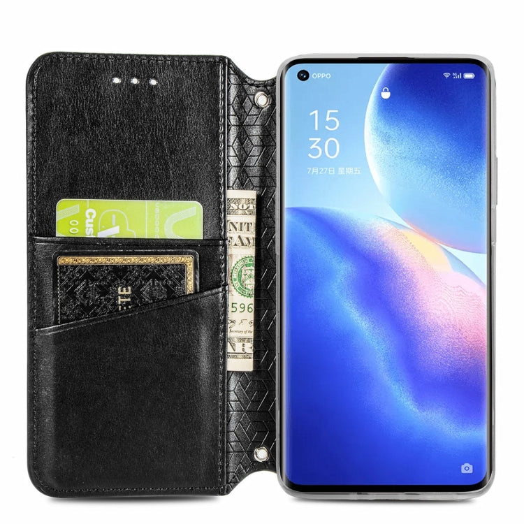 For OPPO Reno5 Pro+ 5G / X3 Neo Blooming Mandala Embossed Pattern Magnetic Horizontal Flip Leather Case with Holder & Card Slots & Wallet