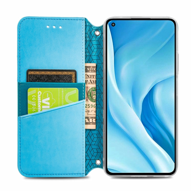For Xiaomi Mi 11 Lite Blooming Mandala Embossed Pattern Magnetic Horizontal Flip Leather Case with Holder & Card Slots & Wallet