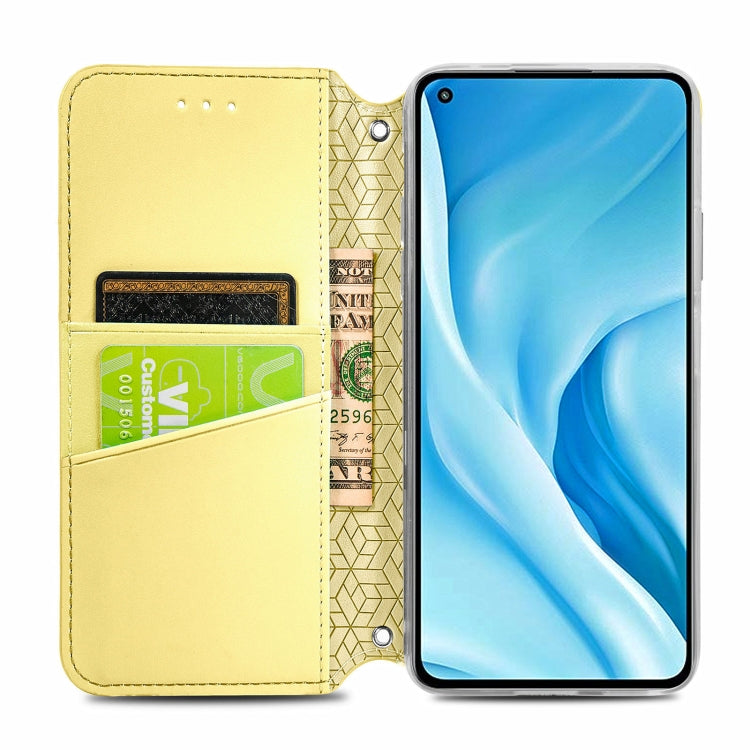For Xiaomi Mi 11 Lite Blooming Mandala Embossed Pattern Magnetic Horizontal Flip Leather Case with Holder & Card Slots & Wallet