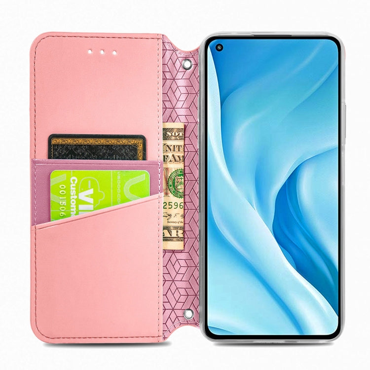 For Xiaomi Mi 11 Lite Blooming Mandala Embossed Pattern Magnetic Horizontal Flip Leather Case with Holder & Card Slots & Wallet