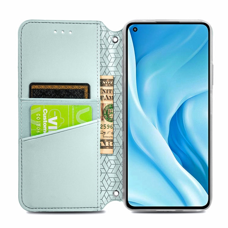 For Xiaomi Mi 11 Lite Blooming Mandala Embossed Pattern Magnetic Horizontal Flip Leather Case with Holder & Card Slots & Wallet
