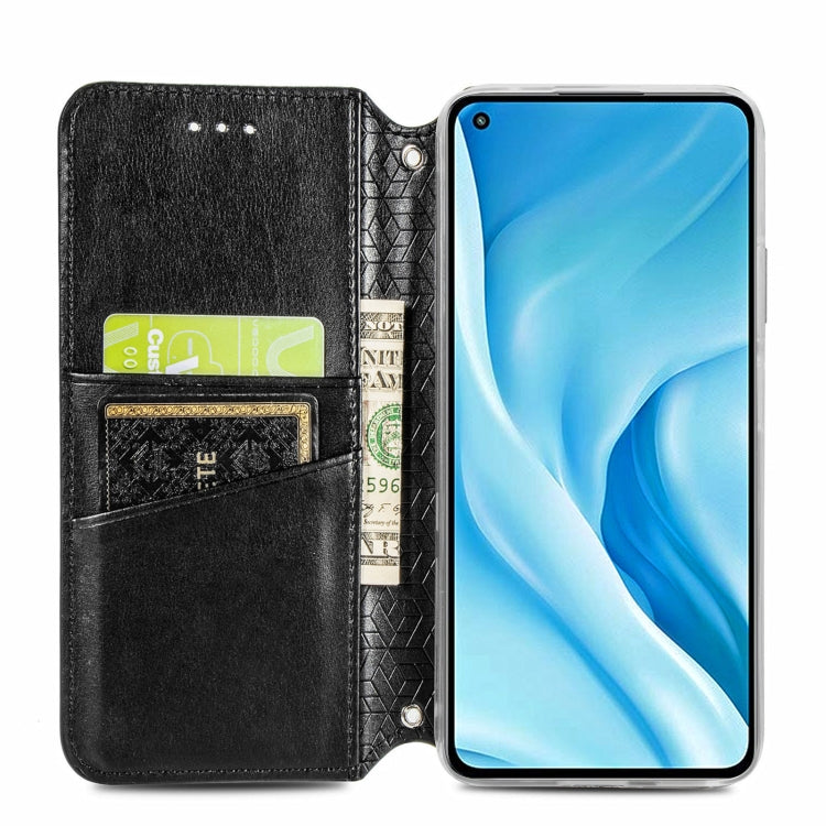 For Xiaomi Mi 11 Lite Blooming Mandala Embossed Pattern Magnetic Horizontal Flip Leather Case with Holder & Card Slots & Wallet