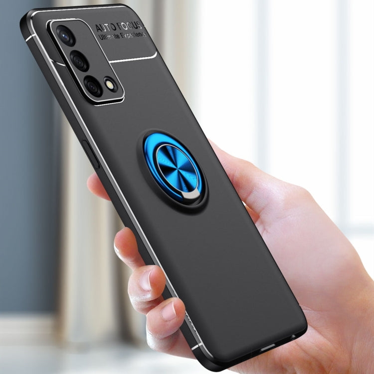 For OPPO K9 Metal Ring Holder 360 Degree Rotating TPU Case