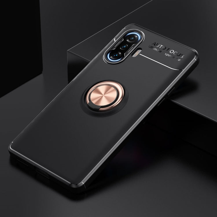 For Xiaomi Redmi K40 Gaming Metal Ring Holder 360 Degree Rotating TPU Case