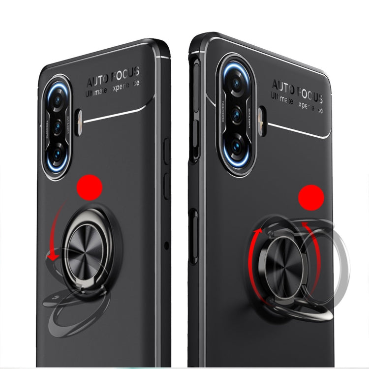 For Xiaomi Redmi K40 Gaming Metal Ring Holder 360 Degree Rotating TPU Case