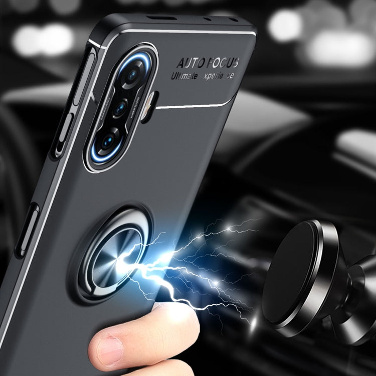 For Xiaomi Redmi K40 Gaming Metal Ring Holder 360 Degree Rotating TPU Case