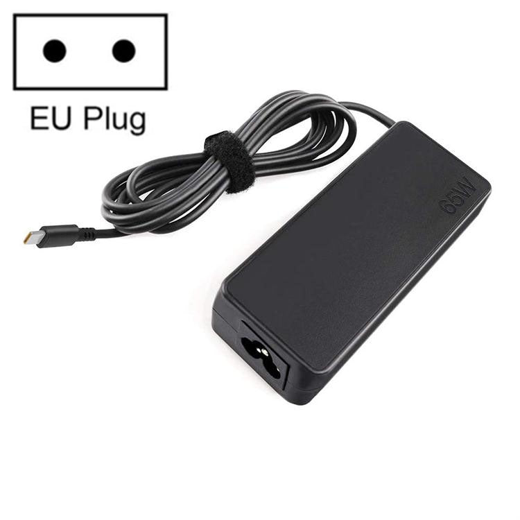 20V 3.25A 65W Power Adapter Charger Thunder Type-C Port Laptop Cable, The plug specification:EU Plug