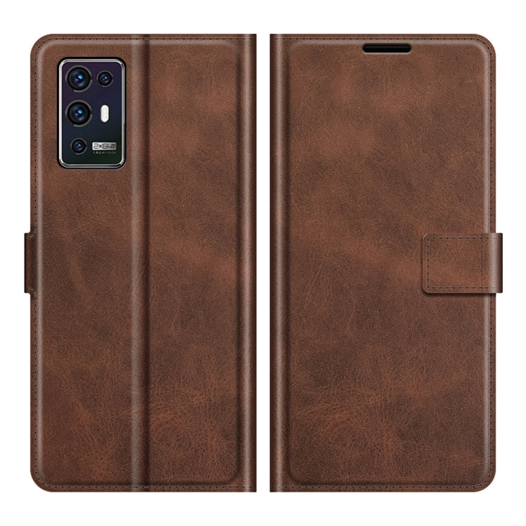 For ZTE Axon 30 Pro Retro Calf Pattern Buckle Horizontal Flip Leather Case with Holder & Card Slots & Wallet