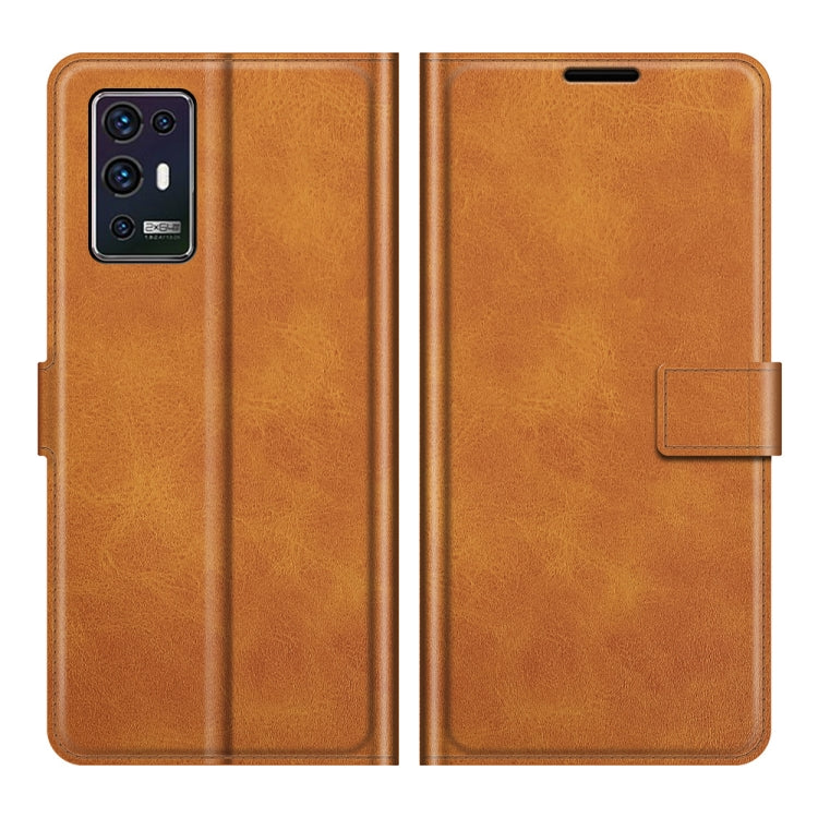 For ZTE Axon 30 Pro Retro Calf Pattern Buckle Horizontal Flip Leather Case with Holder & Card Slots & Wallet