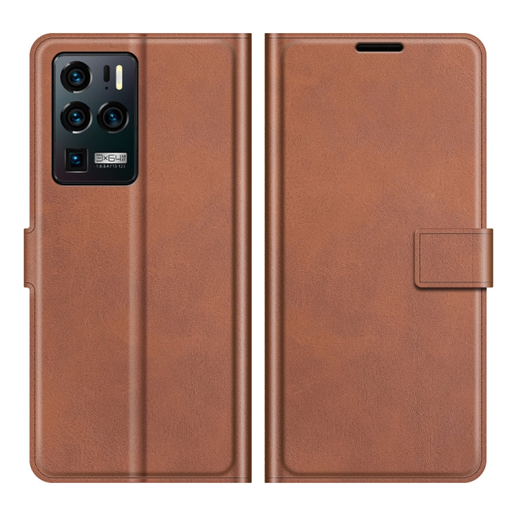 For ZTE Axon 30 Ultra Retro Calf Pattern Buckle Horizontal Flip Leather Case with Holder & Card Slots & Wallet