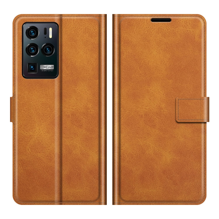 For ZTE Axon 30 Ultra Retro Calf Pattern Buckle Horizontal Flip Leather Case with Holder & Card Slots & Wallet