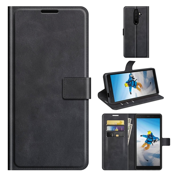 For Blackview BV6300 Pro Retro Calf Pattern Buckle Horizontal Flip Leather Case with Holder & Card Slots & Wallet