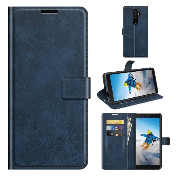 For Blackview BV6300 Pro Retro Calf Pattern Buckle Horizontal Flip Leather Case with Holder & Card Slots & Wallet