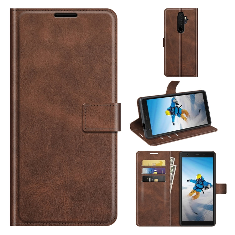 For Blackview BV6300 Pro Retro Calf Pattern Buckle Horizontal Flip Leather Case with Holder & Card Slots & Wallet