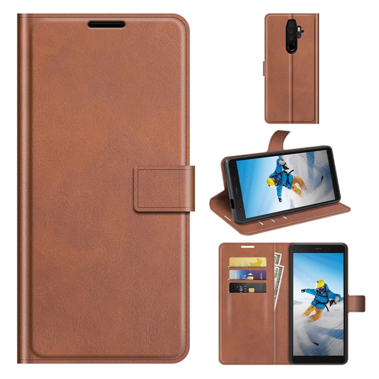 For Blackview BV6300 Pro Retro Calf Pattern Buckle Horizontal Flip Leather Case with Holder & Card Slots & Wallet