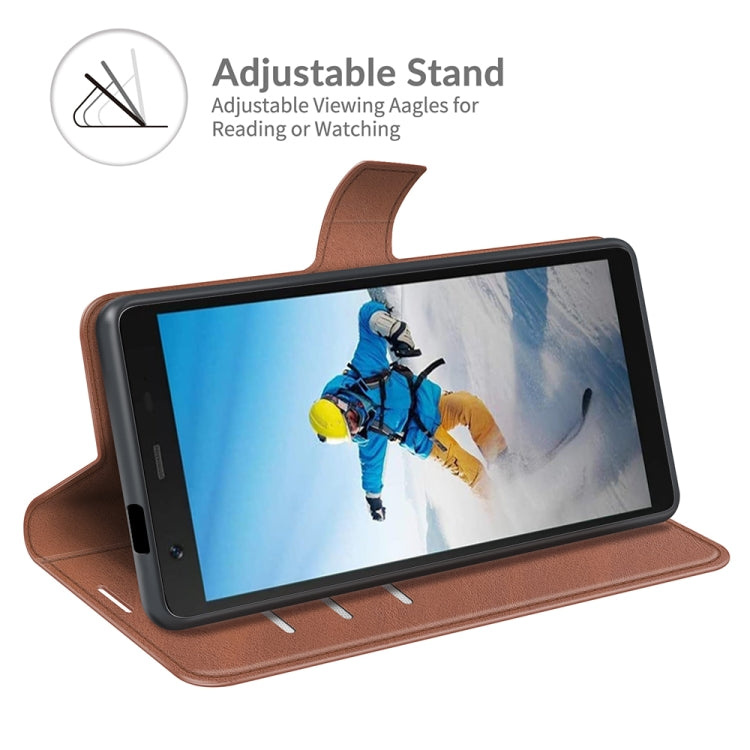 For Blackview BV6300 Pro Retro Calf Pattern Buckle Horizontal Flip Leather Case with Holder & Card Slots & Wallet