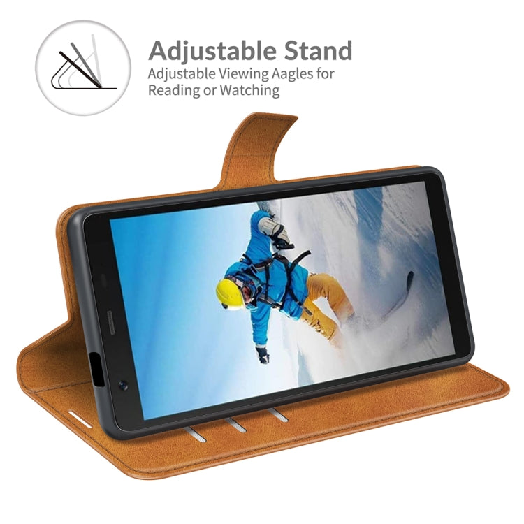 For Blackview BV6300 Pro Retro Calf Pattern Buckle Horizontal Flip Leather Case with Holder & Card Slots & Wallet