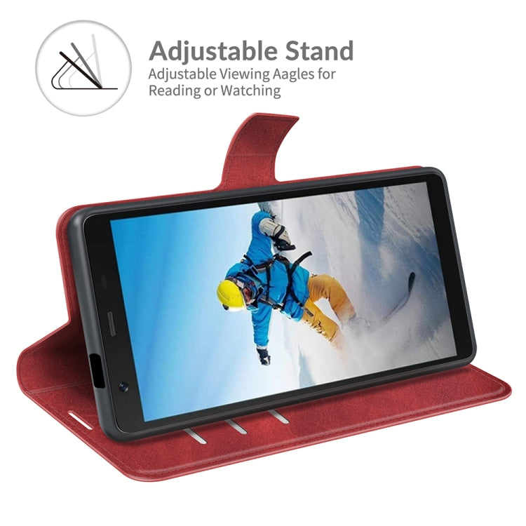 For Blackview BV6300 Pro Retro Calf Pattern Buckle Horizontal Flip Leather Case with Holder & Card Slots & Wallet