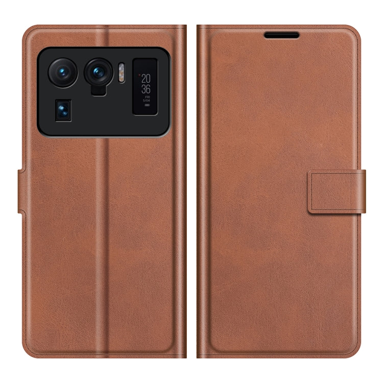 For Xiaomi Mi 11 Ultra Retro Calf Pattern Buckle Horizontal Flip Leather Case with Holder & Card Slots & Wallet