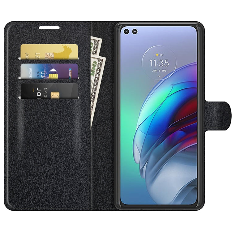 For Motorola Moto Edge S / G100 Litchi Texture Horizontal Flip Protective Case with Holder & Card Slots & Wallet
