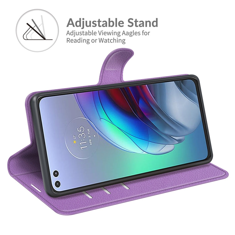 For Motorola Moto Edge S / G100 Litchi Texture Horizontal Flip Protective Case with Holder & Card Slots & Wallet