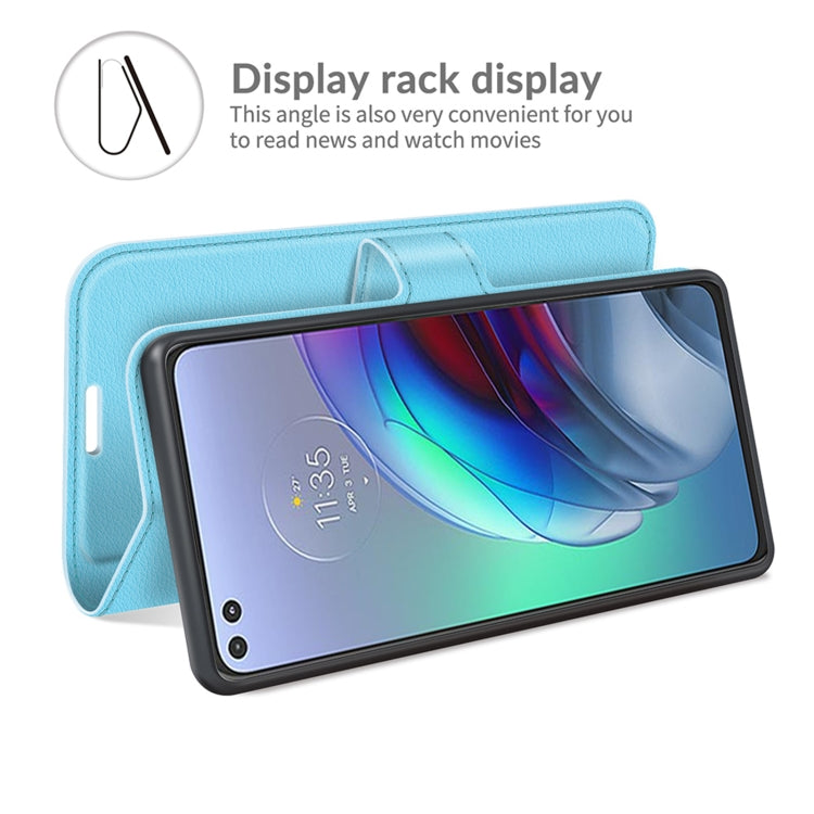 For Motorola Moto Edge S / G100 Litchi Texture Horizontal Flip Protective Case with Holder & Card Slots & Wallet