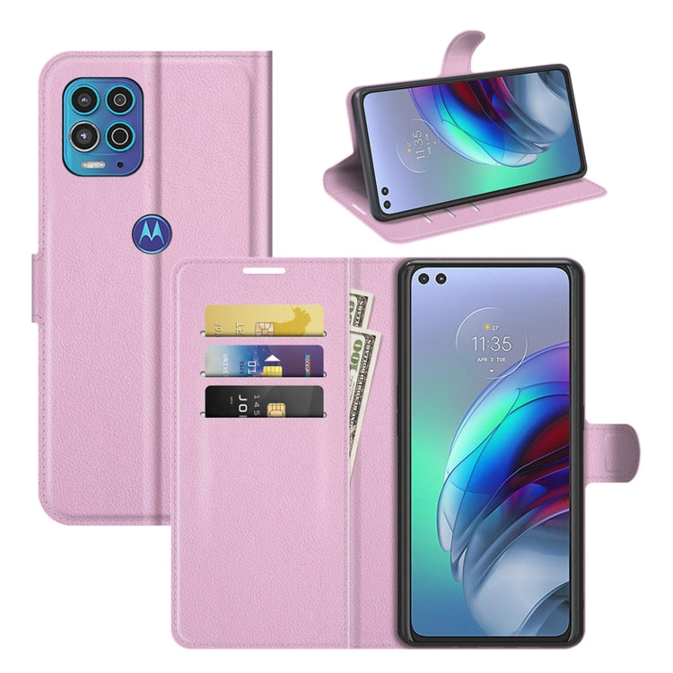 For Motorola Moto Edge S / G100 Litchi Texture Horizontal Flip Protective Case with Holder & Card Slots & Wallet