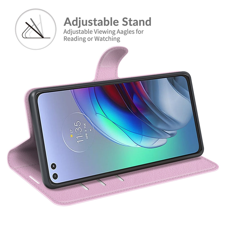 For Motorola Moto Edge S / G100 Litchi Texture Horizontal Flip Protective Case with Holder & Card Slots & Wallet