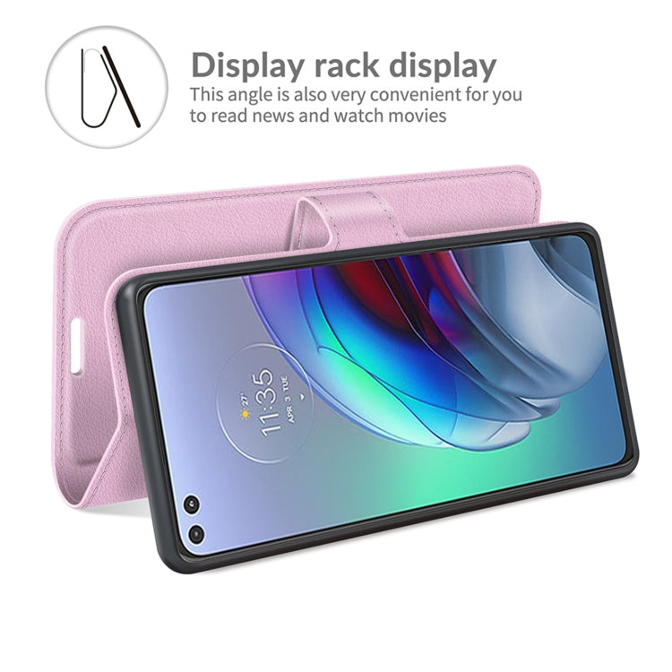 For Motorola Moto Edge S / G100 Litchi Texture Horizontal Flip Protective Case with Holder & Card Slots & Wallet