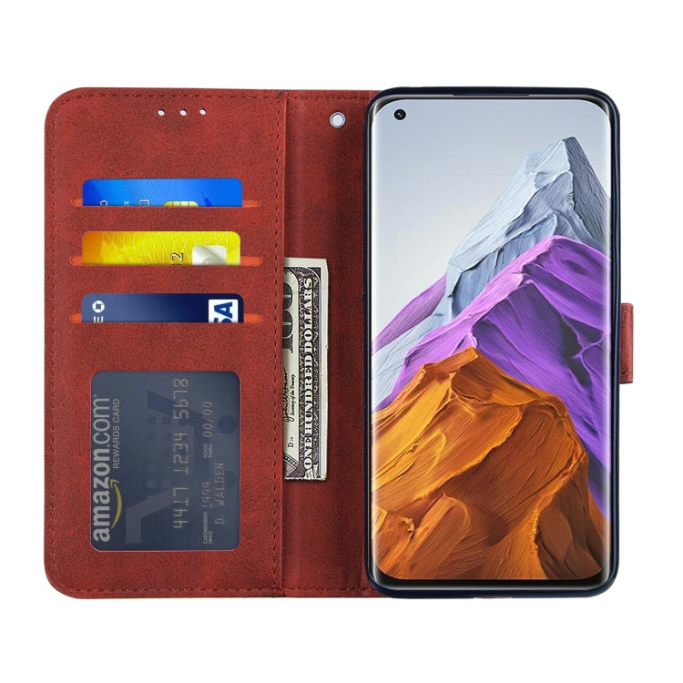 Stitching Calf Texture Buckle Horizontal Flip Leather Case with Holder & Card Slots & Wallet & Lanyard For Xiaomi Mi 11 Pro