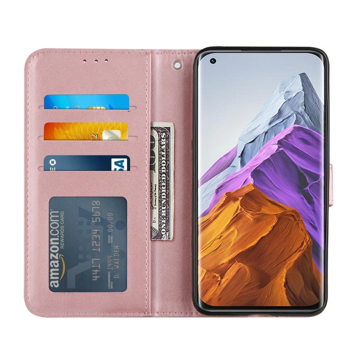Stitching Calf Texture Buckle Horizontal Flip Leather Case with Holder & Card Slots & Wallet & Lanyard For Xiaomi Mi 11 Pro