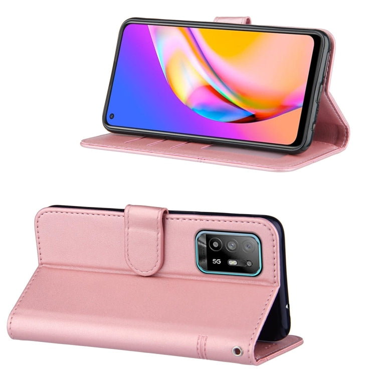 Stitching Calf Texture Buckle Horizontal Flip Leather Case with Holder & Card Slots & Wallet & Lanyard For OPPO A94 5G/F19 Pro / Reno5 Z
