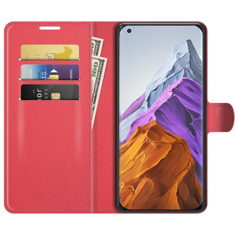 For Xiaomi Mi 11 Pro Litchi Texture Horizontal Flip Protective Case with Holder & Card Slots & Wallet