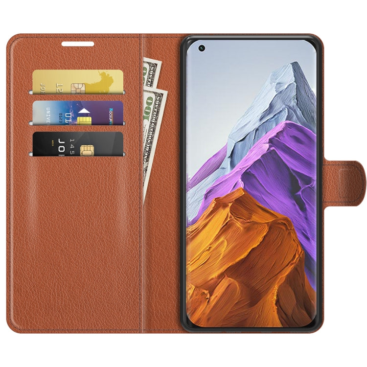 For Xiaomi Mi 11 Pro Litchi Texture Horizontal Flip Protective Case with Holder & Card Slots & Wallet