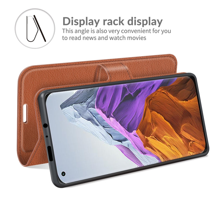 For Xiaomi Mi 11 Pro Litchi Texture Horizontal Flip Protective Case with Holder & Card Slots & Wallet