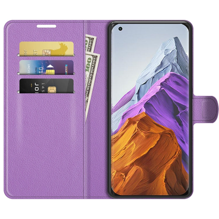 For Xiaomi Mi 11 Pro Litchi Texture Horizontal Flip Protective Case with Holder & Card Slots & Wallet